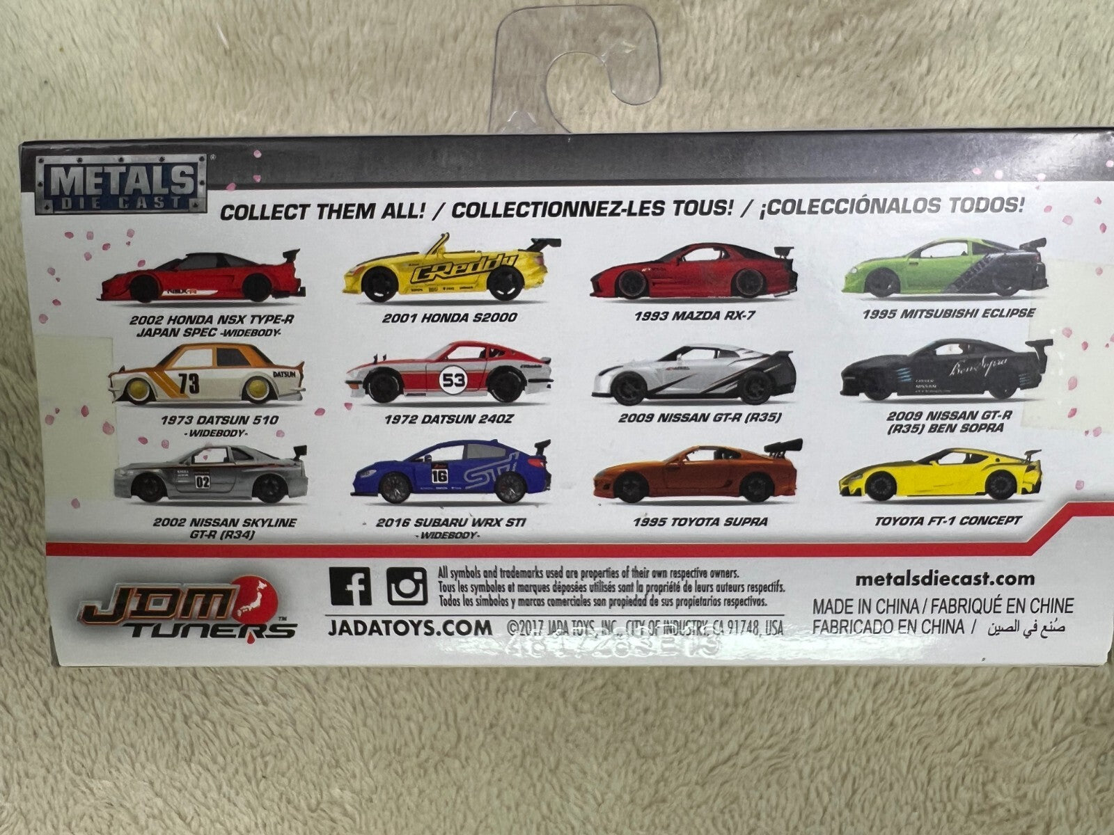 🎌🎌Jada Toys Metals JDM Tuners 1973 Datsun 510 Widebody 1:32 Scale HW16🎌🎌