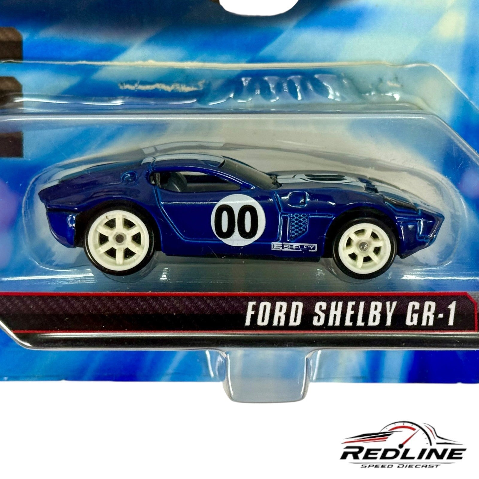 🇺🇸Hot Wheels Speed Machines Ford Shelby GR-1 Blue 1:64🇺🇸