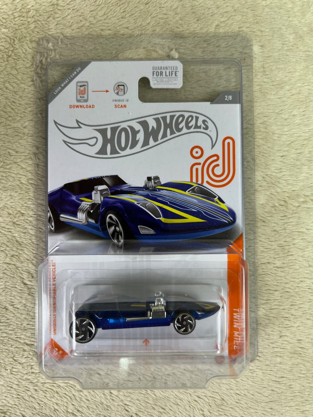 🔥Hot Wheels ID TWIN MILL CHASE 1:64 Scale Spectraflame Blue Die-cast Car HW15🔥