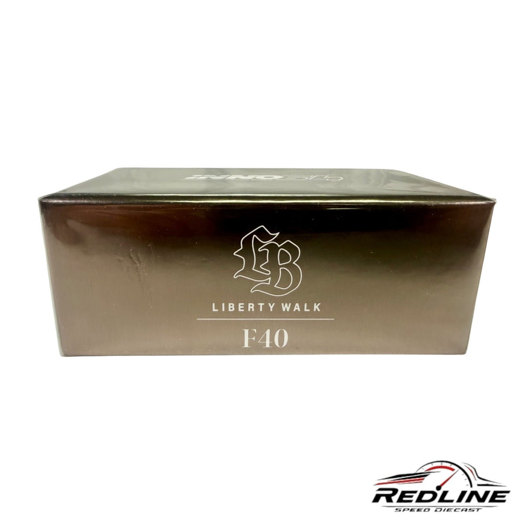 INNO64 Ferrari F40 LBWK Widbody Chrome Black 2023 IN64-LWBKF40 SEALED H15