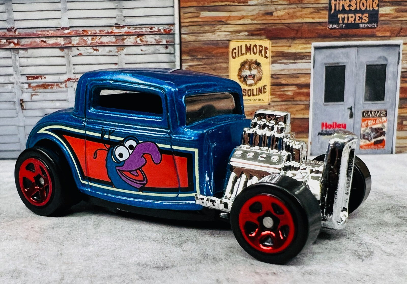 🔥🔥🔥Hotwheels Gonzo The Great 32 Ford Blue C20🔥🔥🔥