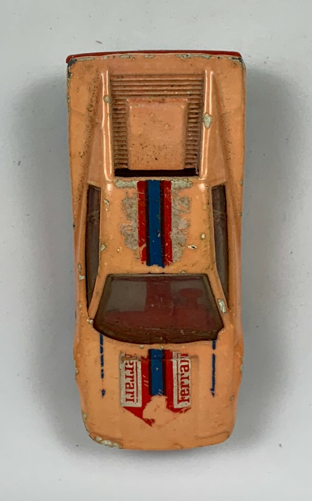 🔥Vintage Hot Wheels Ferrari Testarossa Peach Blackwalls Color Racer Changers🔥
