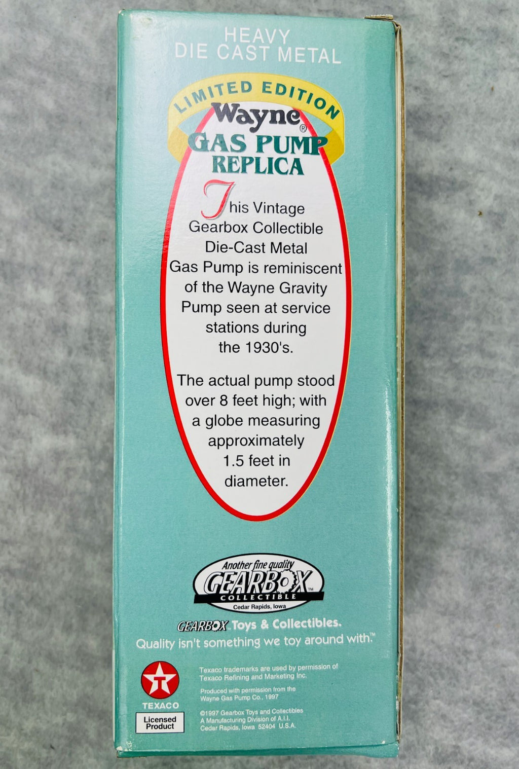 🔥🔥🔥GEARBOX Wayne Gas Pump Replica- Texaco  Limited Edition🔥🔥🔥