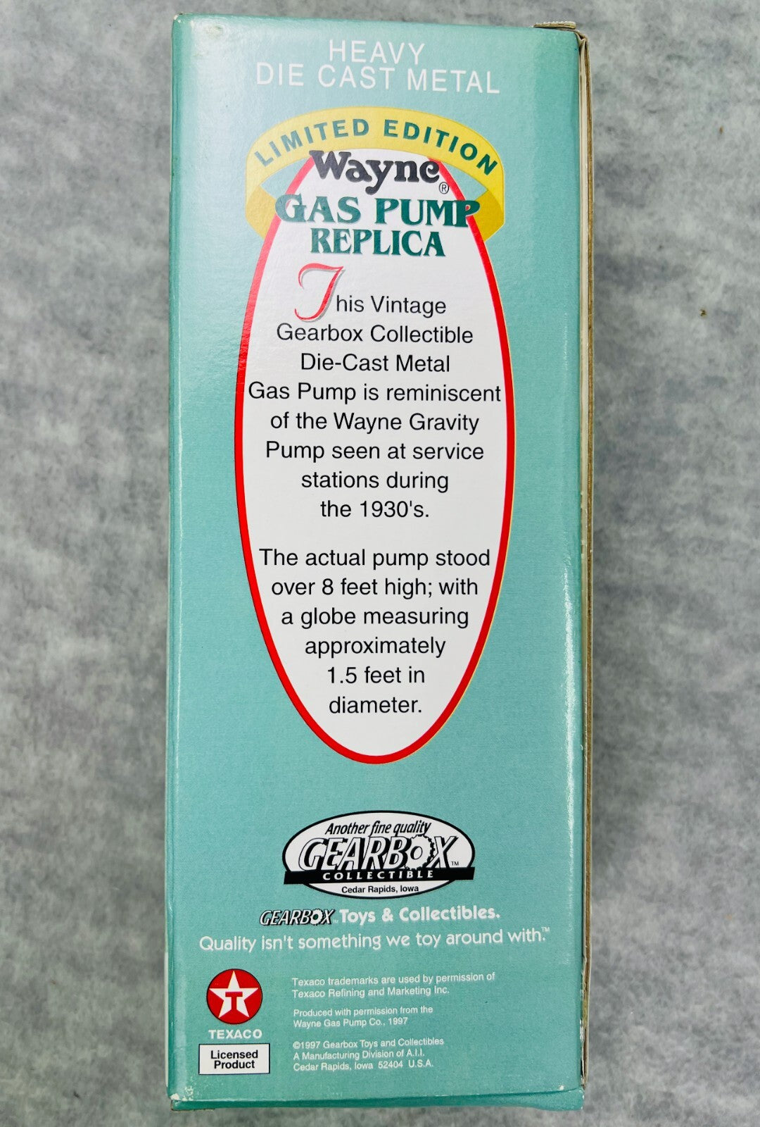 🔥🔥🔥GEARBOX Wayne Gas Pump Replica- Texaco  Limited Edition🔥🔥🔥