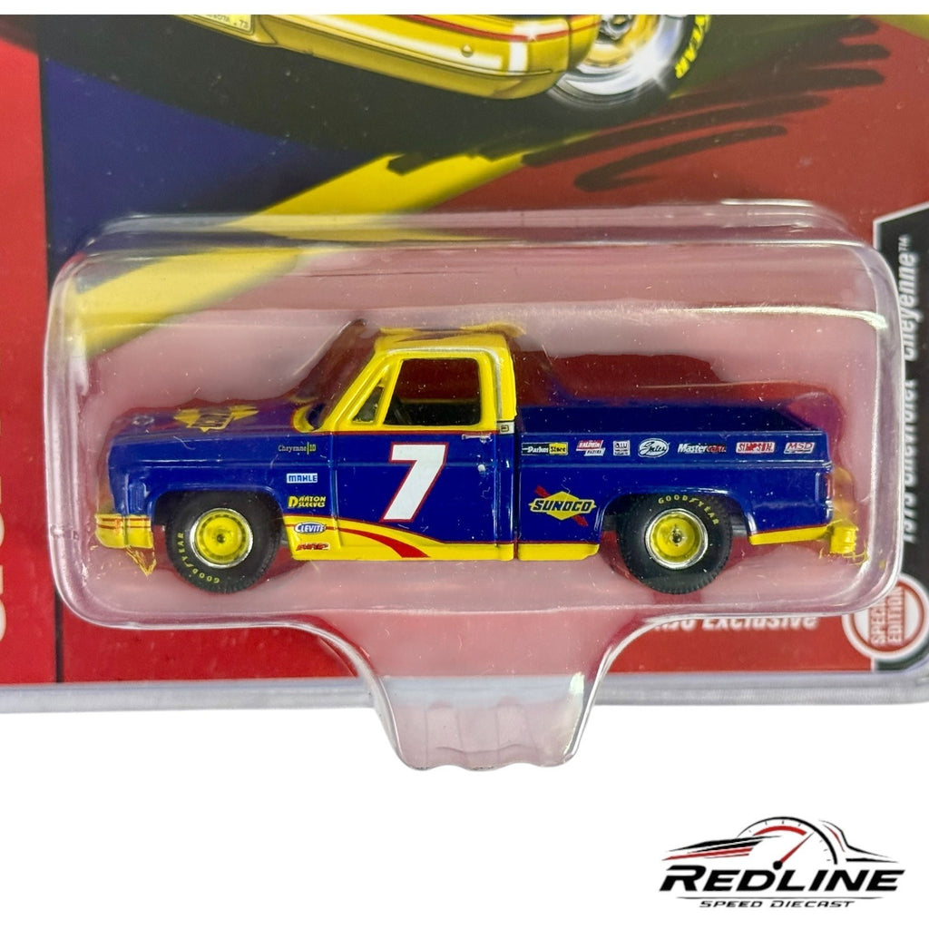 🇺🇸Auto World MiJo 1973 Chevrolet Cheyenne Sunoco Racing H33🇺🇸