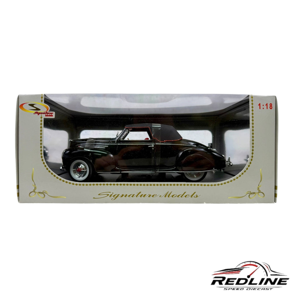 🇺🇸Signature Models 1939 Lincoln Zephyr BLACK 1:18 C1🇺🇸