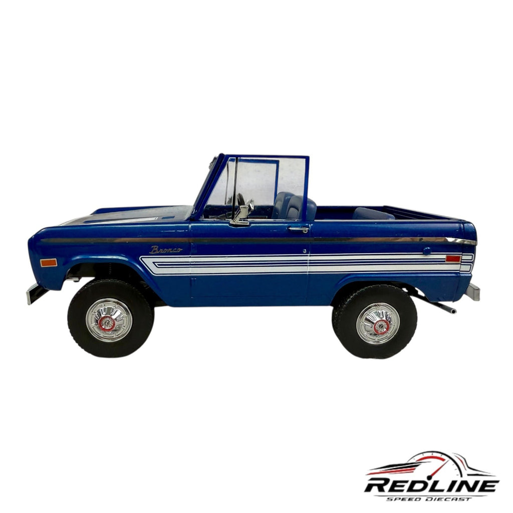 🇺🇸🇺🇸 Greenlight Artisan 1976 Ford Bronco Explorer Blue 1:18 B3🇺🇸🇺🇸