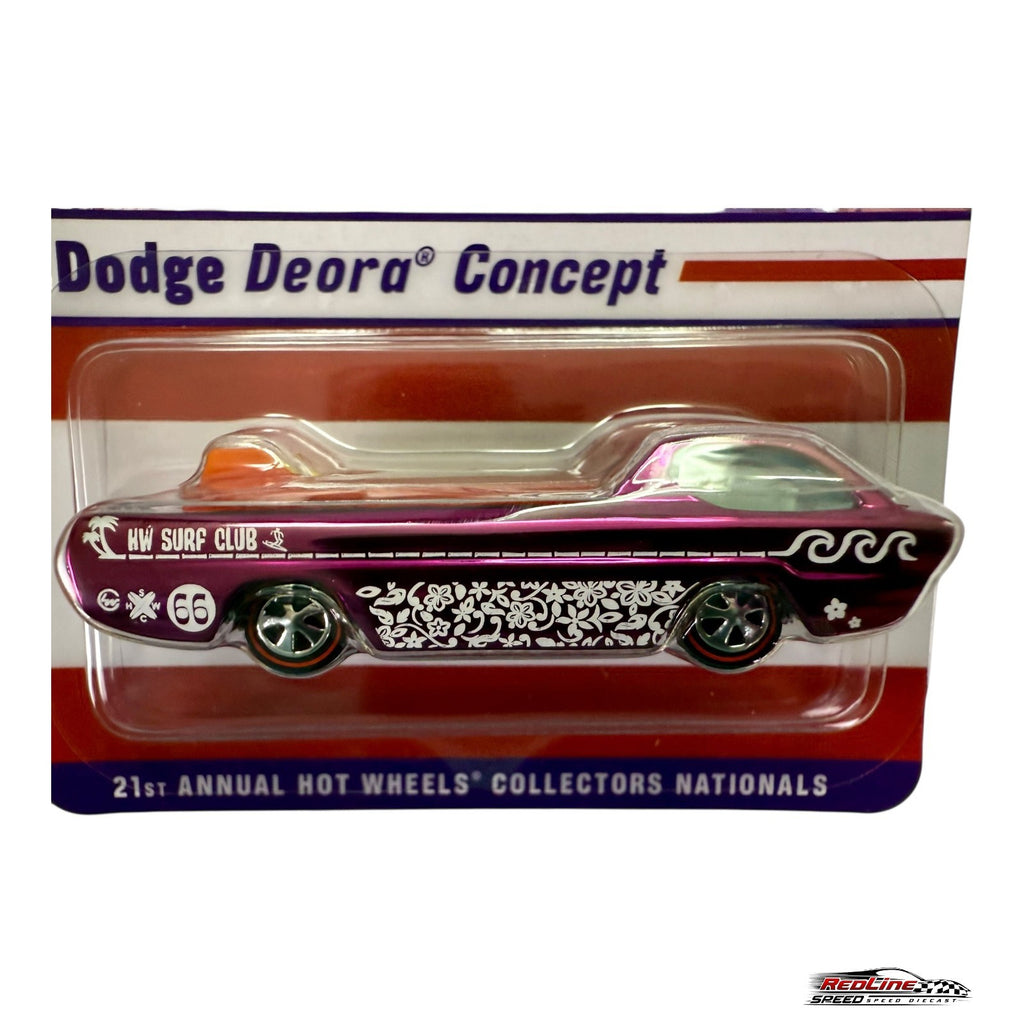 🔥🔥Hot Wheels 21st Collectors Nationals Dodge Deora Concept 1412/4000 H28🔥🔥