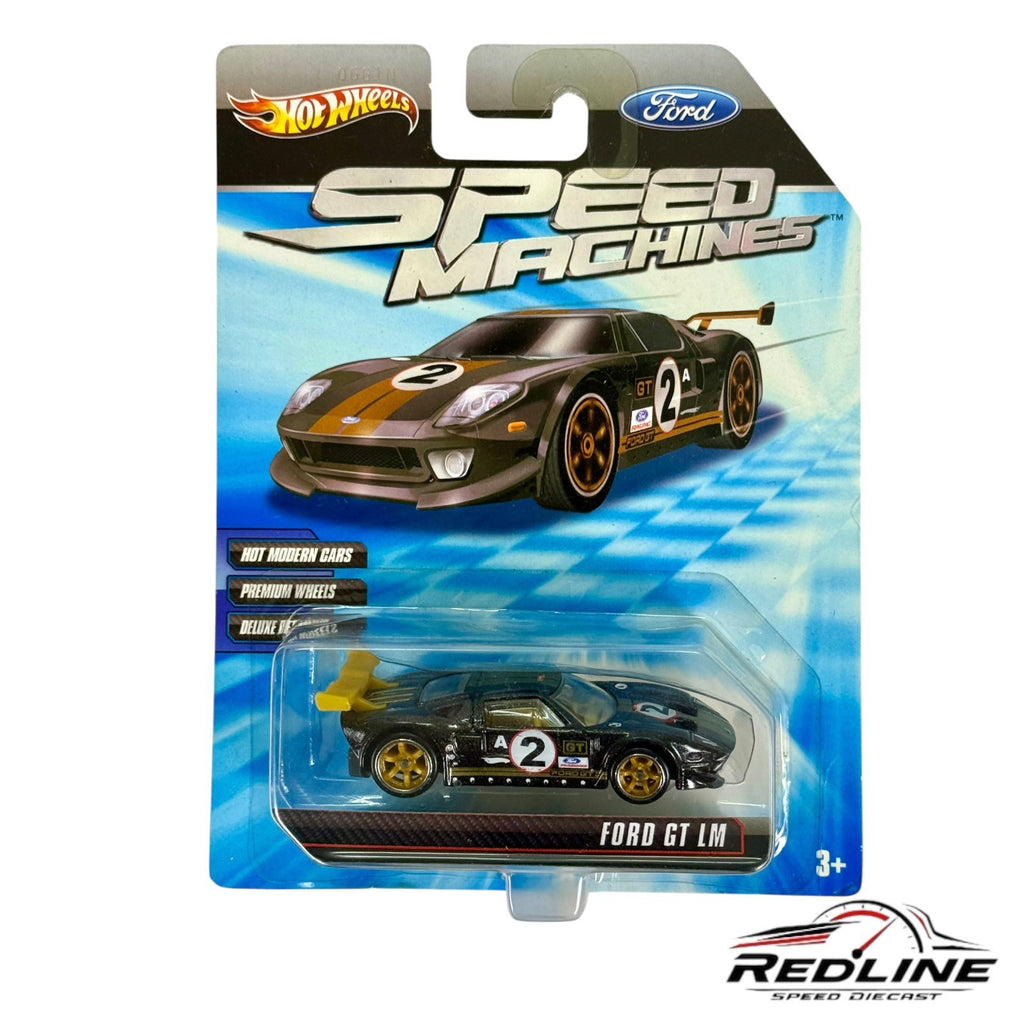 🇺🇸🇺🇸Hot Wheels Speed Machines Ford GT LM Black 1:64🇺🇸🇺🇸
