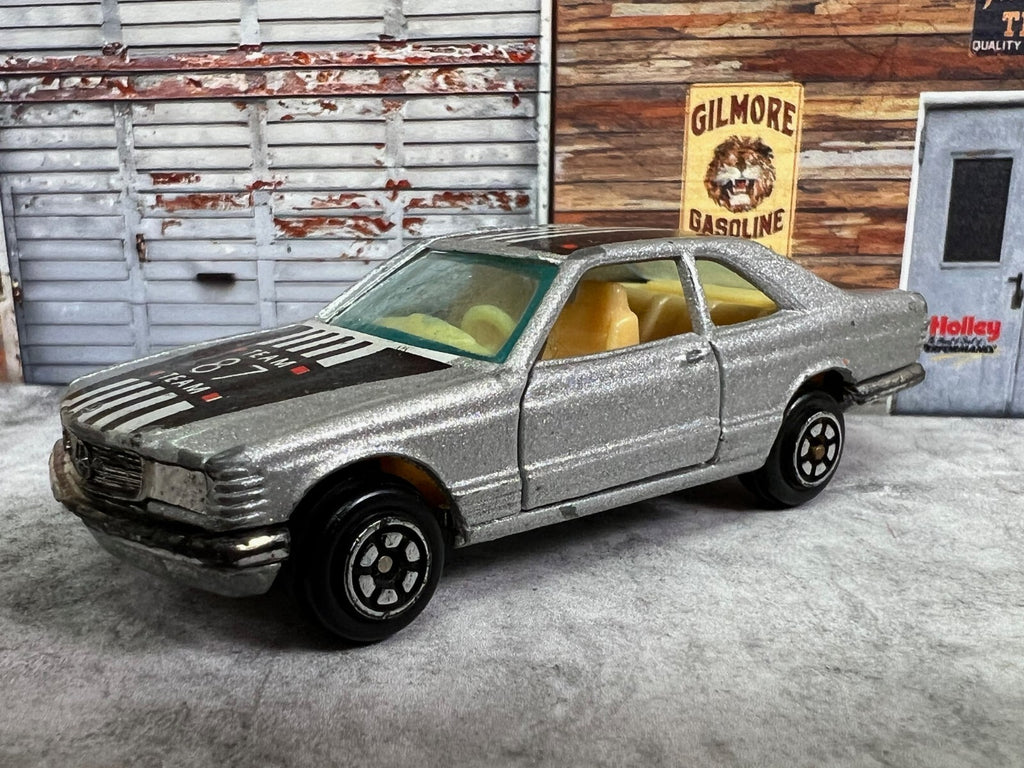 🇩🇪🇩🇪Vintage Yatming, No.1087, 1980's Silver Mercedes Benz 500 C3🇩🇪🇩🇪