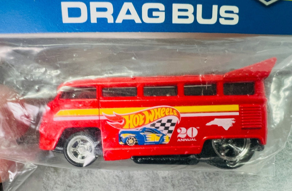 🇩🇪🇩🇪HOTWHEELS 20TH Annual Collectors Nationals Drag Bus RED🇩🇪🇩🇪
