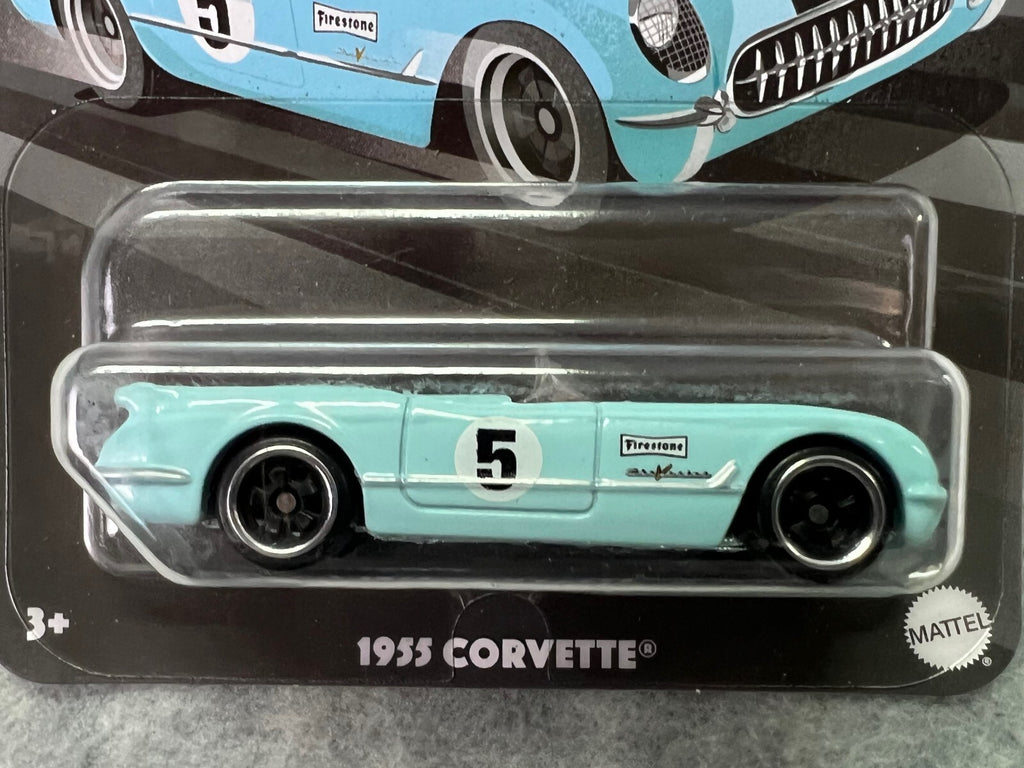🇺🇸🇺🇸🇺🇸Hot Wheels HW Vintage Racing Club 2/6 Blue 1955 C1 H25🇺🇸🇺🇸🇺🇸