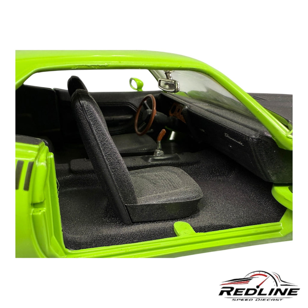 🇺🇸🇺🇸ERTL American Muscle 1970  Plymouth Barricuda Lime Green 1:18🇺🇸🇺🇸