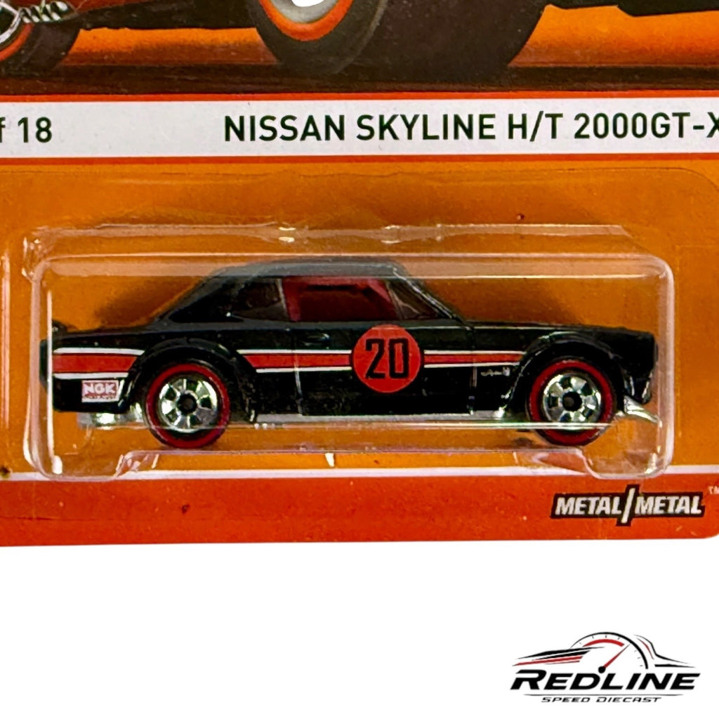 Nissan Skyline H/T 2000GT-X Hot Wheels Redlines Black H13