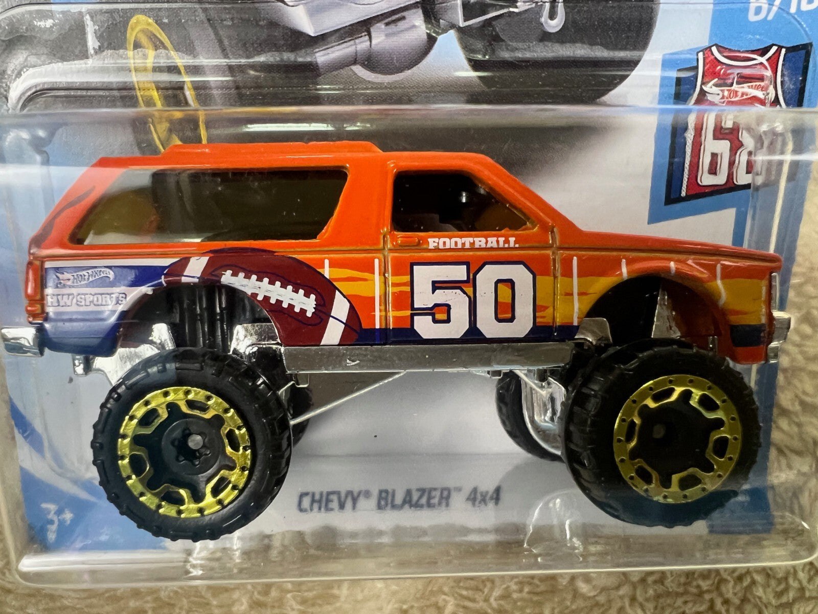 🏈🏈🏈🏈Hot Wheels  Kmart Exclusive 6/10 HW Sports Chevy Blazer 4X4 HW19🏈🏈🏈🏈