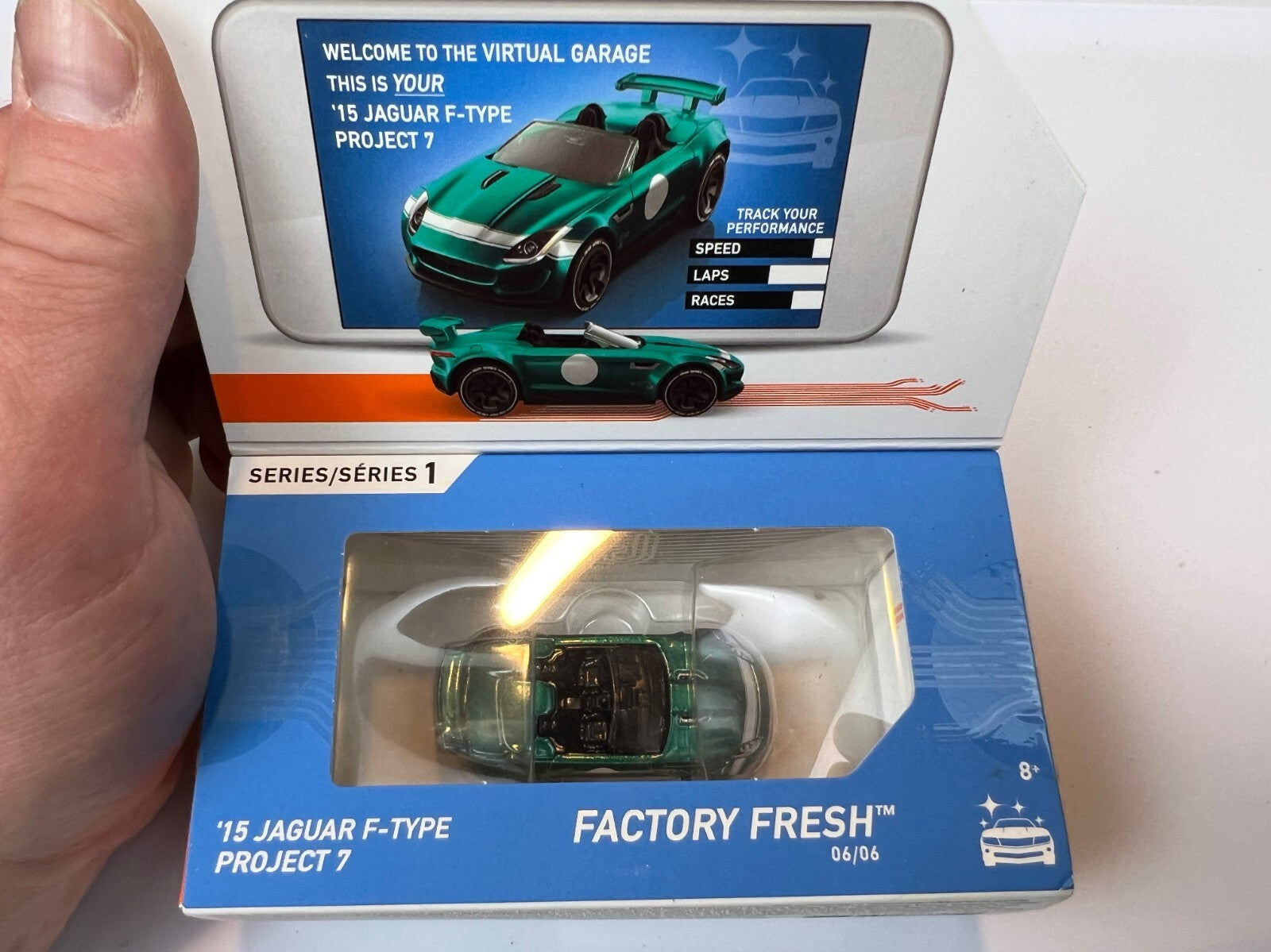 🔥🔥🔥 Hot Wheels ID Car ‘15 Jaguar F-Type Project 7 Series1 HW20🔥🔥🔥