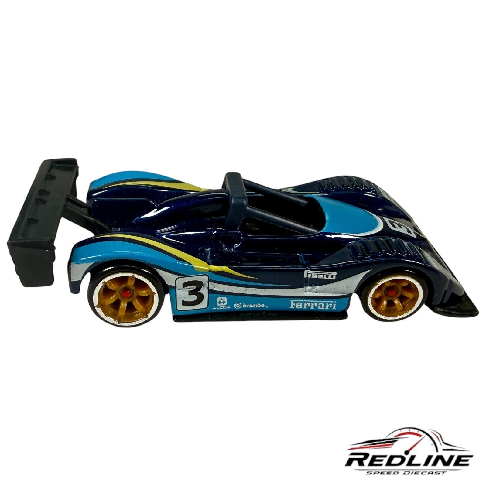 🇮🇹2007 Hot Wheels  Ferrari Racer # 12 , Ferrari 333 SP  LOOSE 1:64 C5🇮🇹