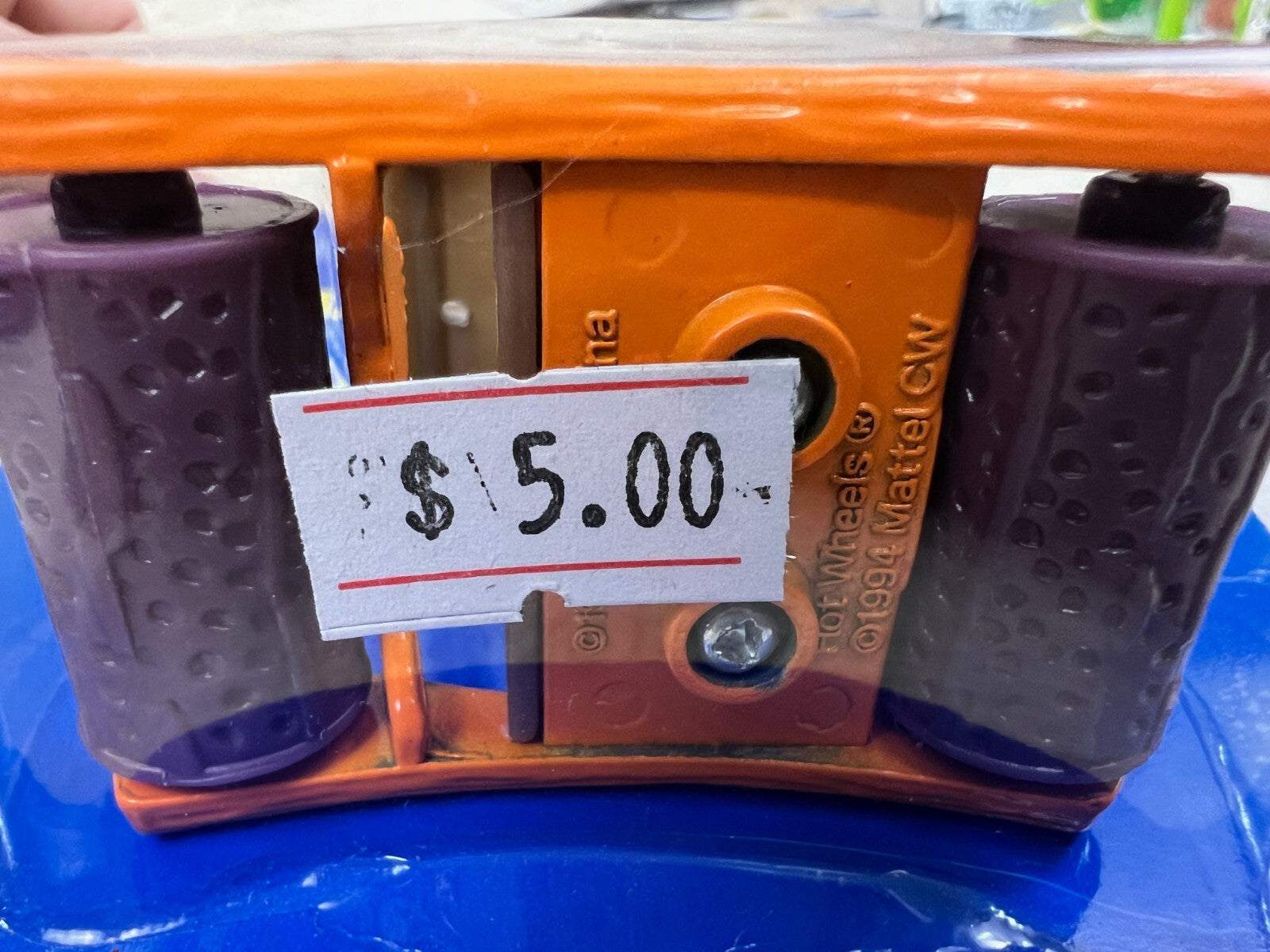 Hot Wheels Flintstones Flintmobile Color Changing Pebbles Bedrock Shop 1994 HW19