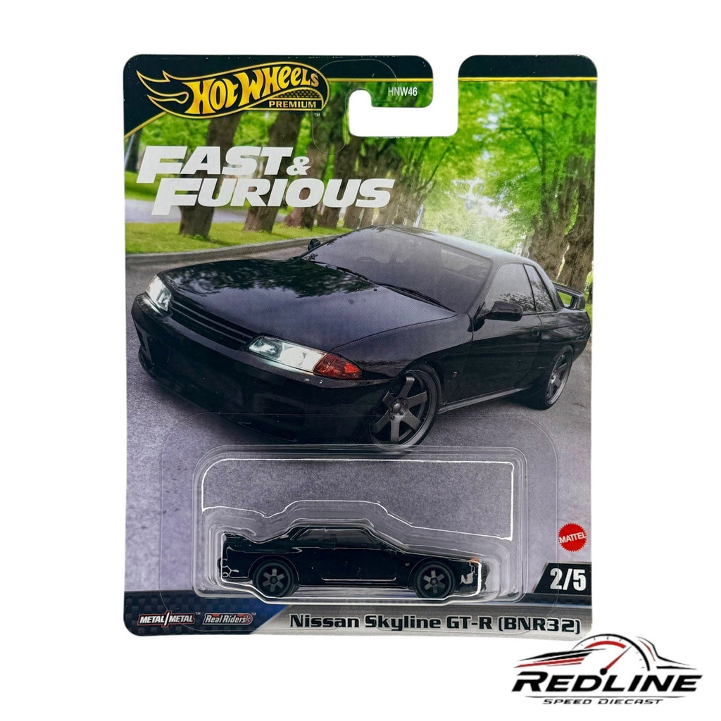 🎌🎌Hot Wheels Fast & Furious Nissan Skyline GT-R BNR32 BLACK H17🎌🎌