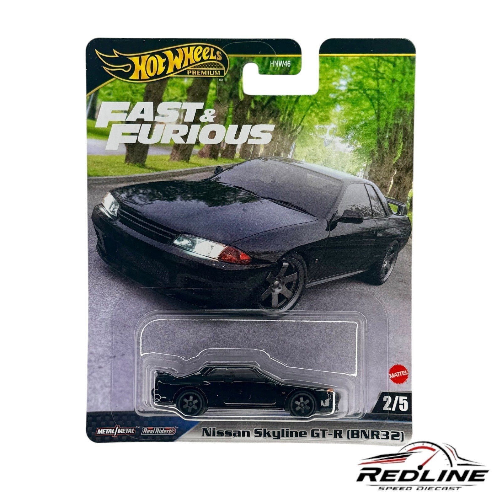 🎌🎌Hot Wheels Fast & Furious Nissan Skyline GT-R BNR32 BLACK H17🎌🎌