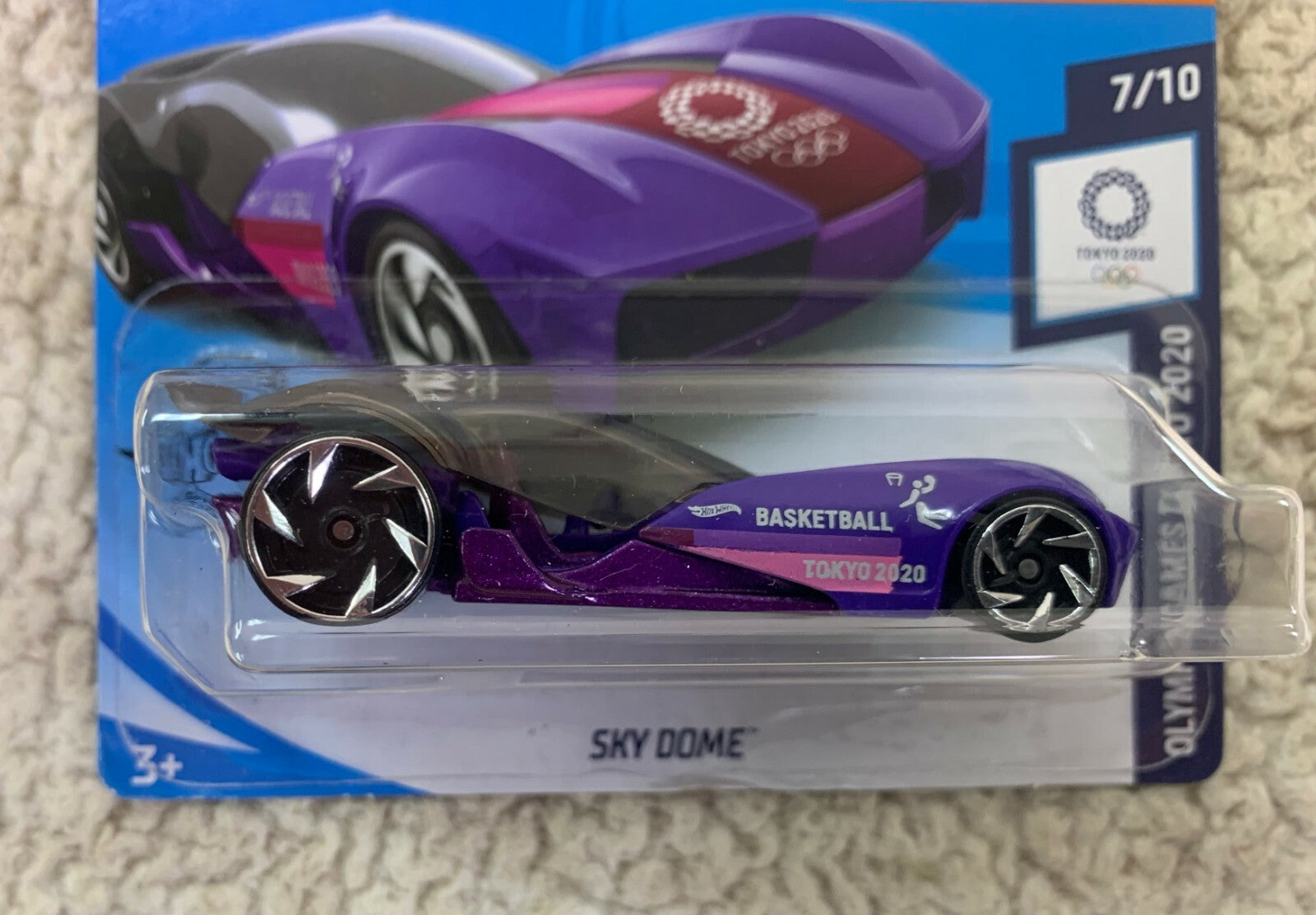 ***Hot Wheels Sky Dome Tokyo Olympic Games 2020 Number 156 Short Card New HW06**