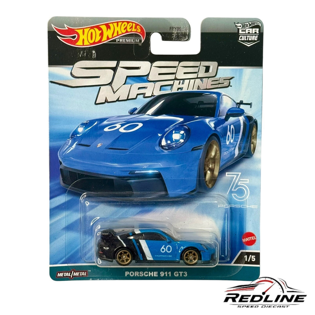 🇩🇪Hot Wheels Premium Car Culture Speed Machines Porsche 911 GT3 H17🇩🇪