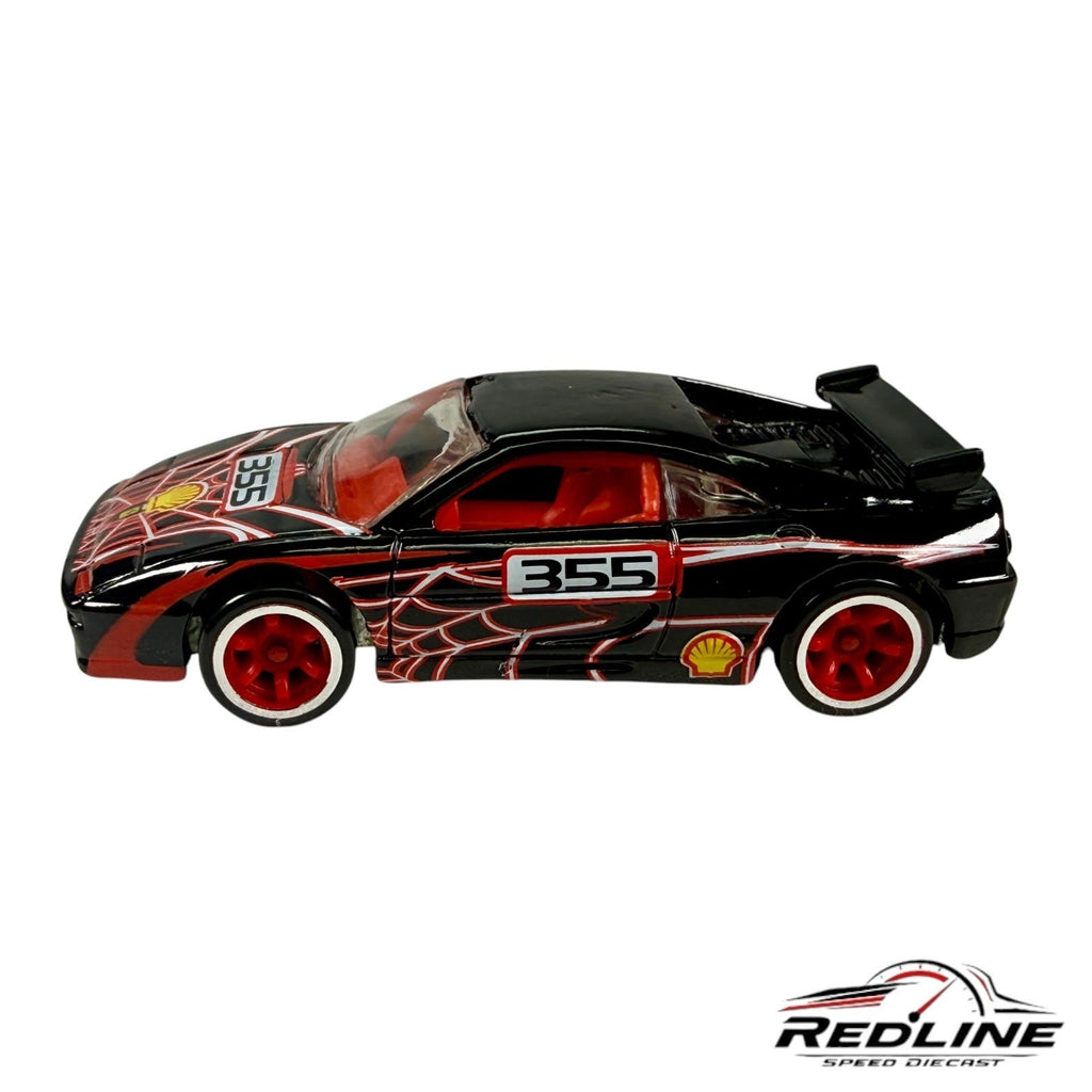 🇮🇹Hot Wheels Ferrari Racer # 7  Ferrari 355 Challenge Black C5 LOOSE🇮🇹