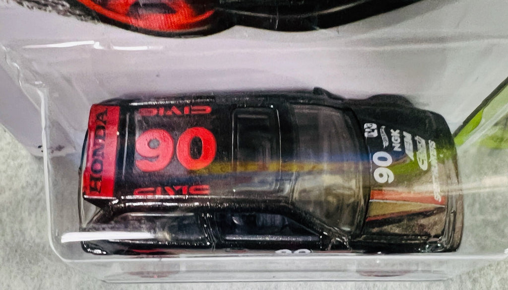 🎌🎌🎌Hot Wheels ‘90 Honda Civic EF Black HW Workshop HW21🎌🎌🎌