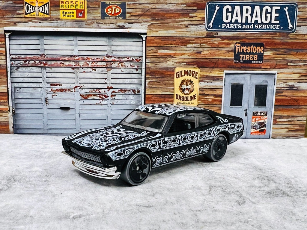 🔥🔥🔥Hot Wheels '71 Maverick Grabber  Halloween Day of The Dead C17🔥🔥🔥