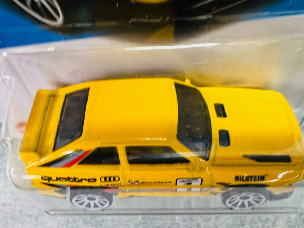 🇩🇪🇩🇪🇩🇪Hot Wheels Rally Champs Yellow 84 Audi Sport Quattro H24🇩🇪🇩🇪🇩🇪