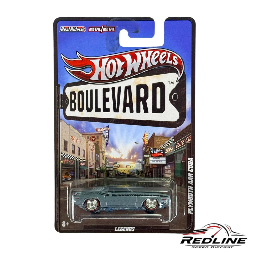 🇺🇸Hot Wheels Boulevard Legends Plymouth AAR Cuda LEGENDS H27🇺🇸