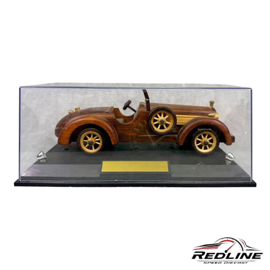 🇺🇸Old Model Wooden Car Handcrafted Classical Convertible Car🇺🇸
