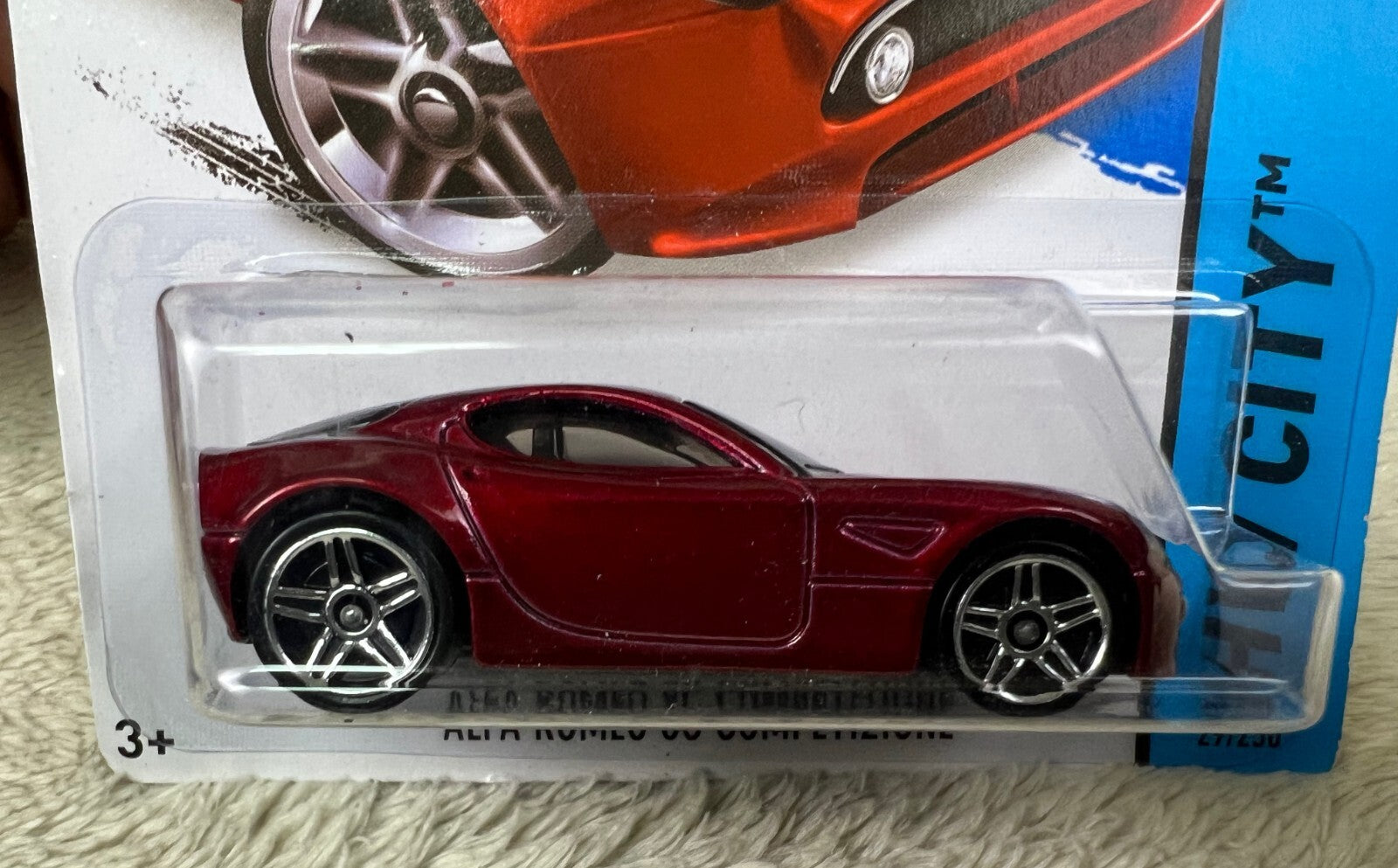 🇮🇹🇮🇹HOT WHEELS HW CityNight Burnerz RedALFA ROMEO 8C COMPETIZIONE HW12🇮🇹