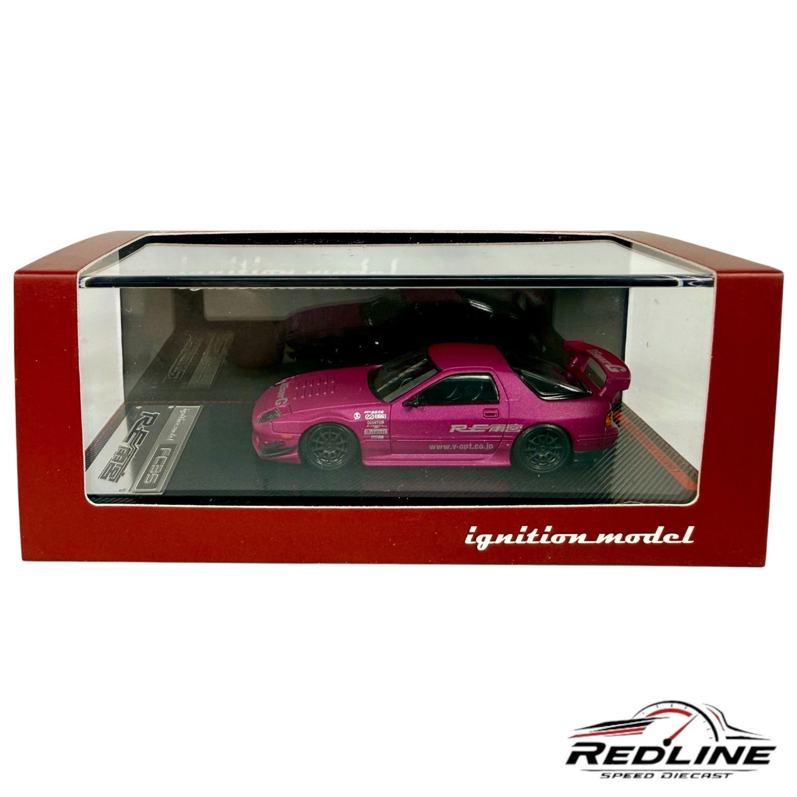 🎌Ignition Model 1: Mazda RX-7 FC3S RE Amemiya Matte Purple Metallic H36🎌