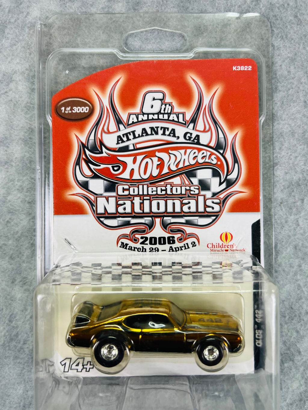 🇺🇸Hot Wheels 2006 6th Annual Collector's Nationals OLDS 442  1 of 3000 H29🇺🇸
