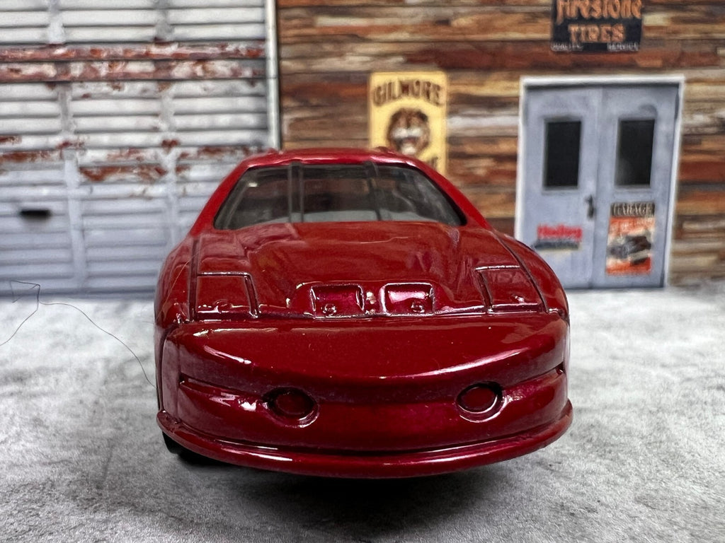 🔥🔥🔥🔥Hot Wheels Muscle Mania Pontiac Firebird Dark Red C11🔥🔥🔥🔥