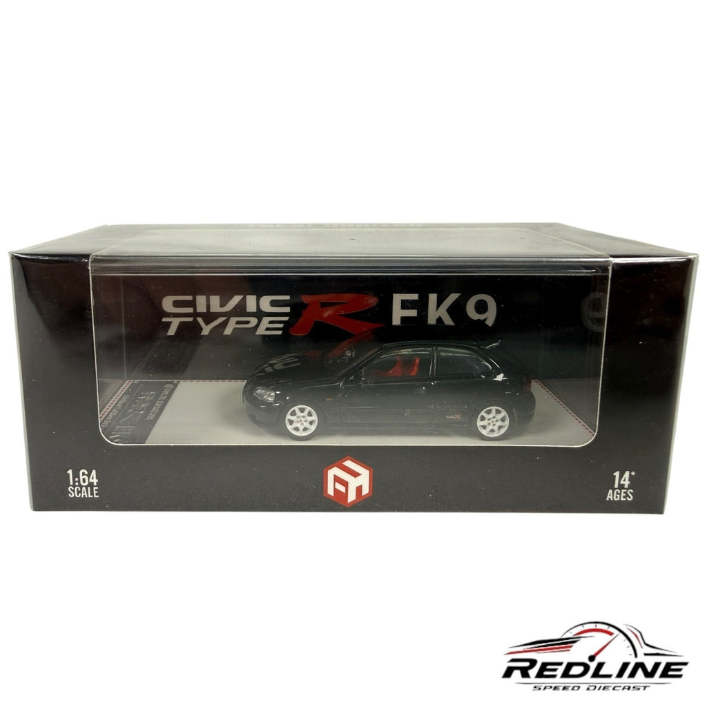 FH 1/64 Scale  Civic Type R EK9 Black Diecast car Model Toy Gift