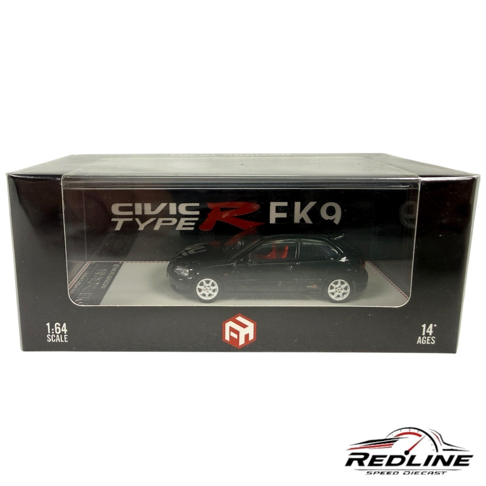 FH 1/64 Scale  Civic Type R EK9 Black Diecast car Model Toy Gift