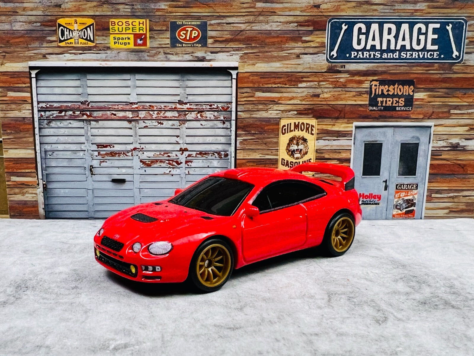 🎌🎌🎌Hotwheels 95 TOYOTA CELICA GT  Red Premium C5🎌🎌🎌