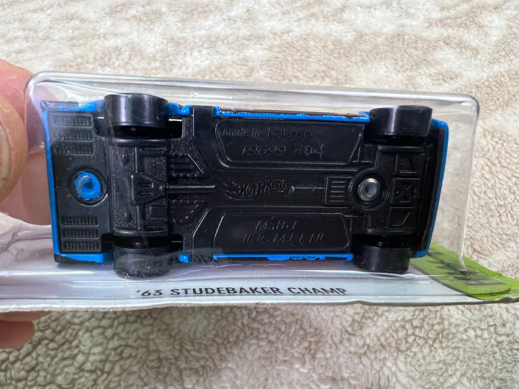 🔥🔥🔥Hotwheels  HW workshop ‘63 Studebaker champ blue/yellow flames HW18🔥🔥🔥