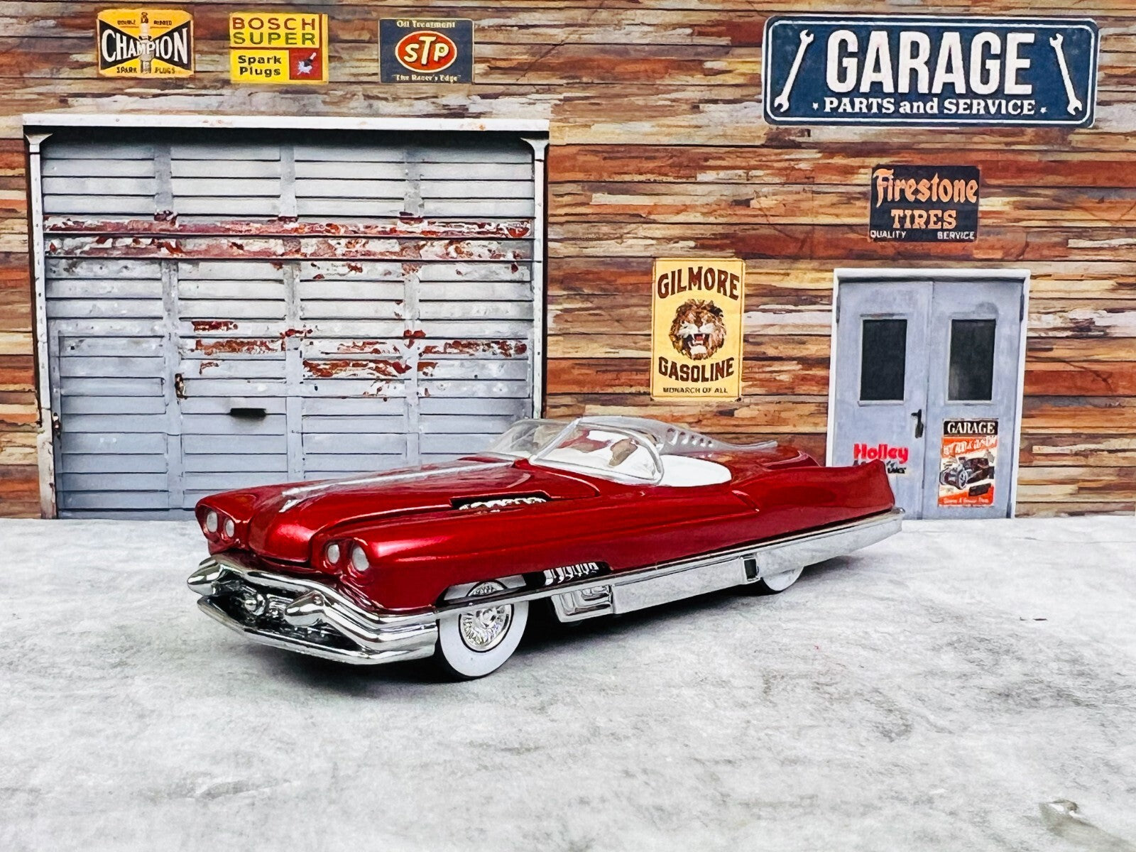 🇺🇸🇺🇸Hot Wheels Custom 1957 Cadillac V12 Bizarro Oil Case Series C4🇺🇸🇺🇸
