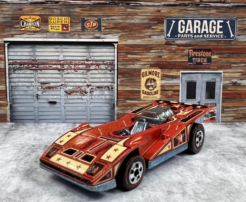 🔥🔥🔥Hot Wheels The Hot Ones Steam Roller Chase Orange 🔥🔥🔥