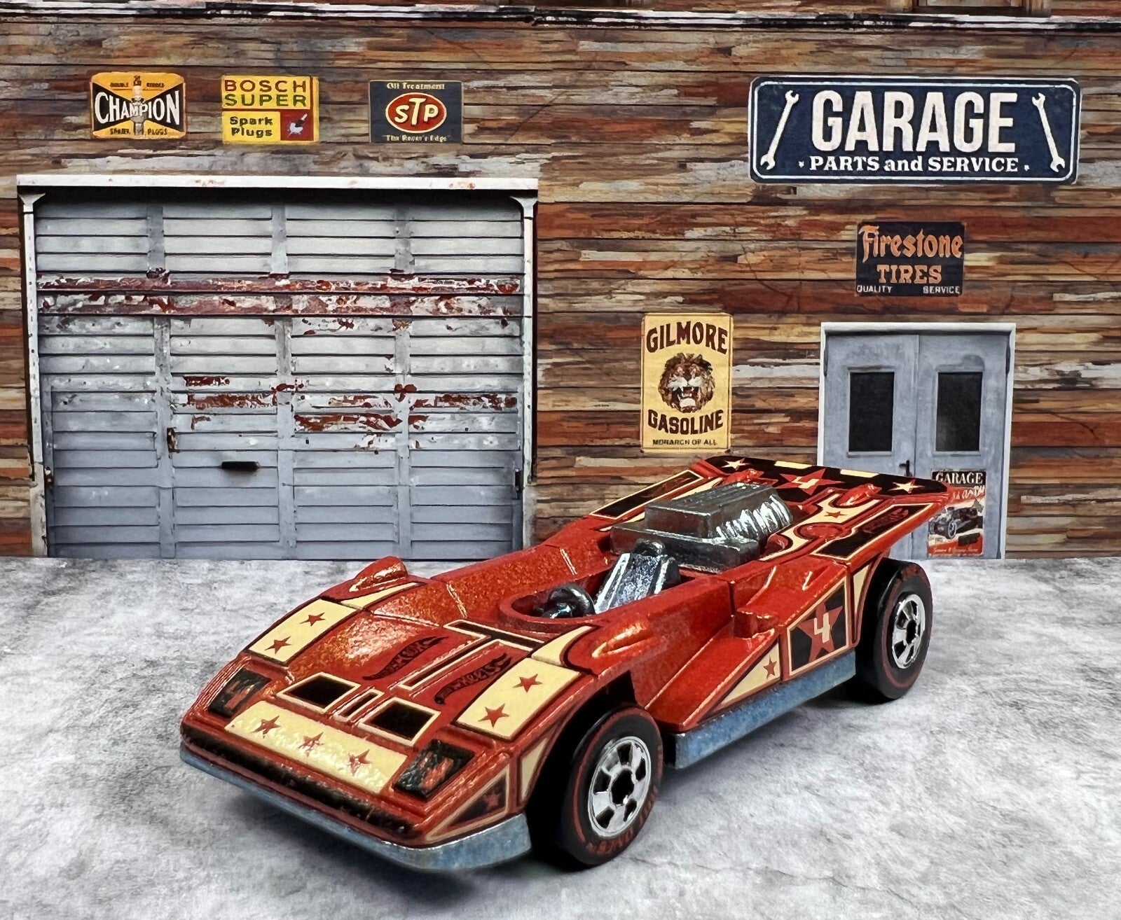 🔥🔥🔥Hot Wheels The Hot Ones Steam Roller Chase Orange 🔥🔥🔥
