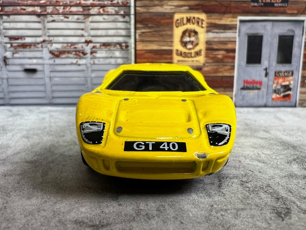 🇺🇸🇺🇸2014 Matchbox Yellow Ford GT 40 Diecast Metal Toy Car Loose c15🇺🇸🇺🇸