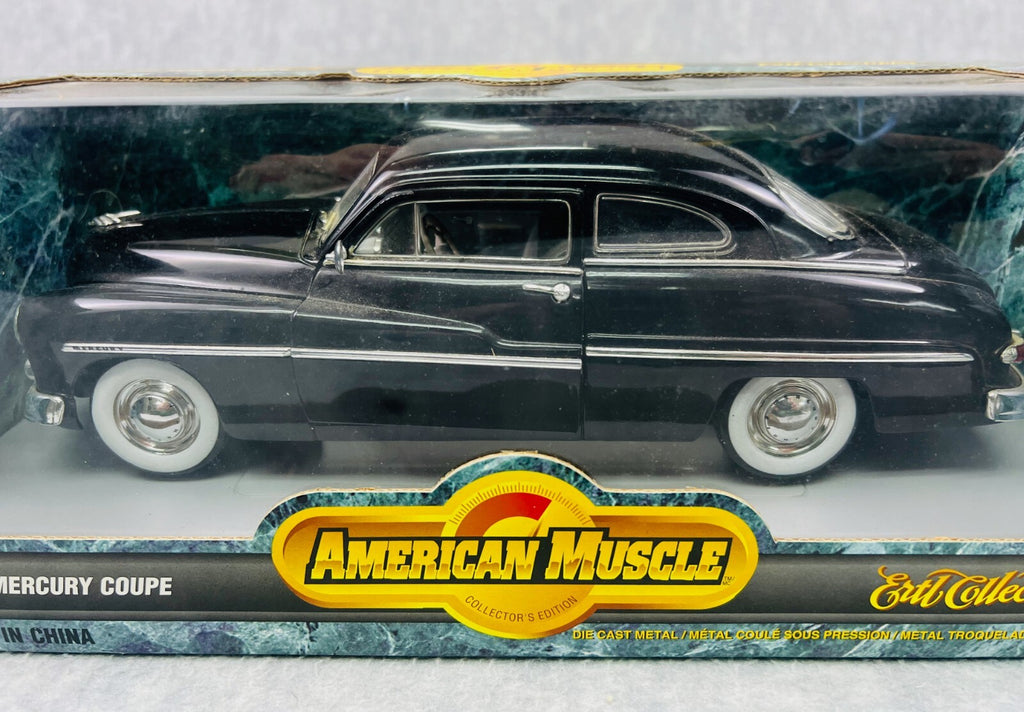 🇺🇸🇺🇸Ertl American Muscle 1949 Mercury Coupe Black 1/18 Scale🇺🇸🇺🇸