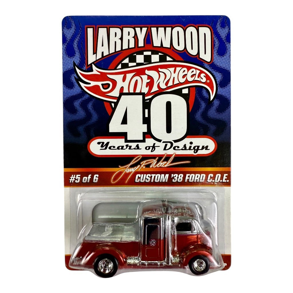 🔥🔥Hot Wheels RLC Larry Wood 40 Years Of Design Custom 38 Ford COE H28🔥🔥