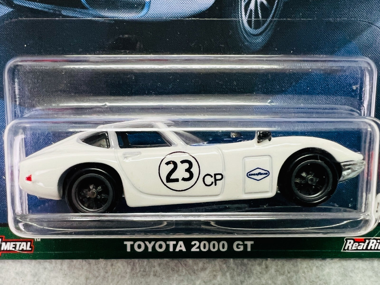🎌🎌Hot Wheels Premium Car Culture Toyota 2000 GT  Real Riders Tires H32🎌🎌