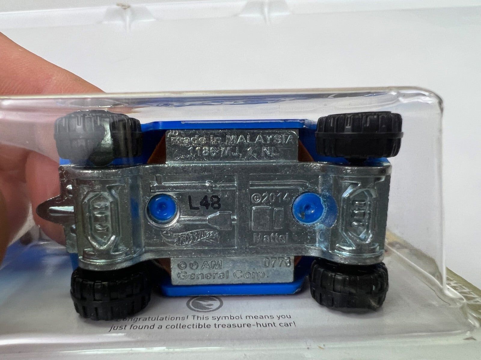🇺🇸🇺🇸🇺🇸Hotwheels Treasure Hunt Humvee Blue Baja Blazers HW06🇺🇸🇺🇸🇺🇸