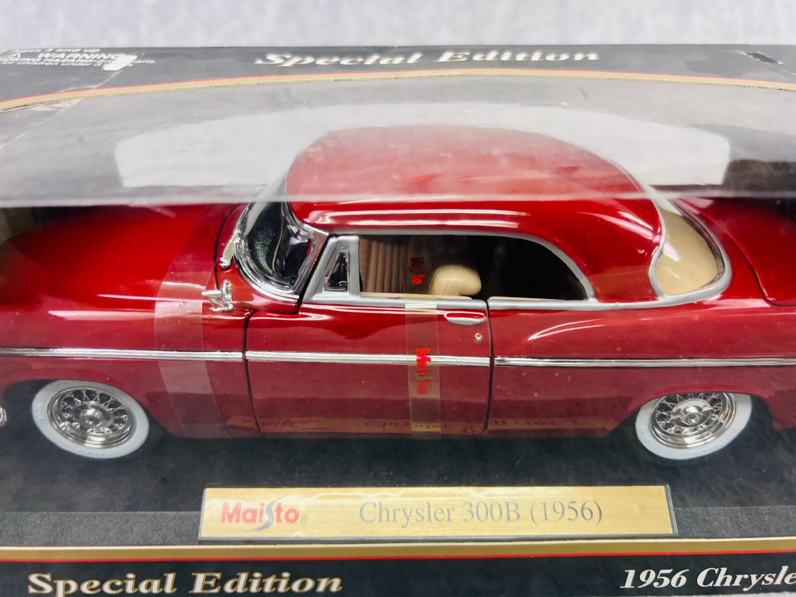 🇺🇸🇺🇸Maisto 1956 Chrysler 300B Special Edition 1:18 Diecast🇺🇸🇺🇸