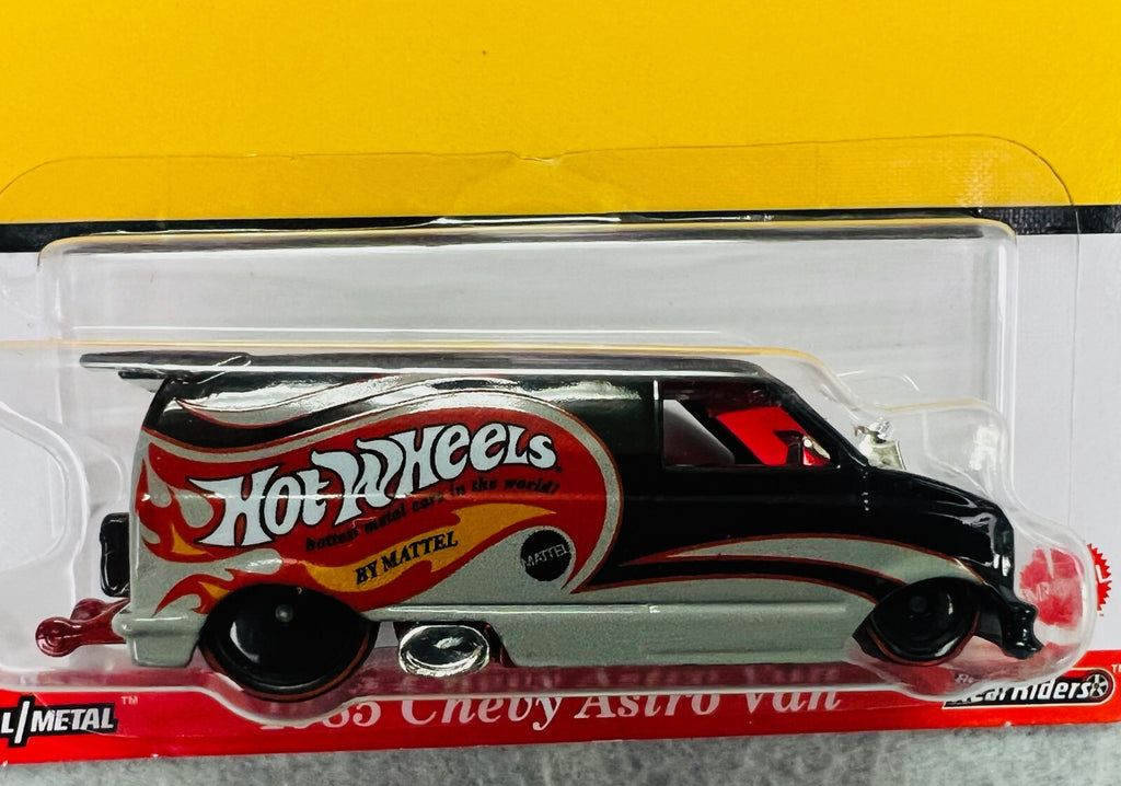 🔥🔥🔥Hot Wheels Premium 1985 Chevy Astro Van Real Riders H32🔥🔥🔥